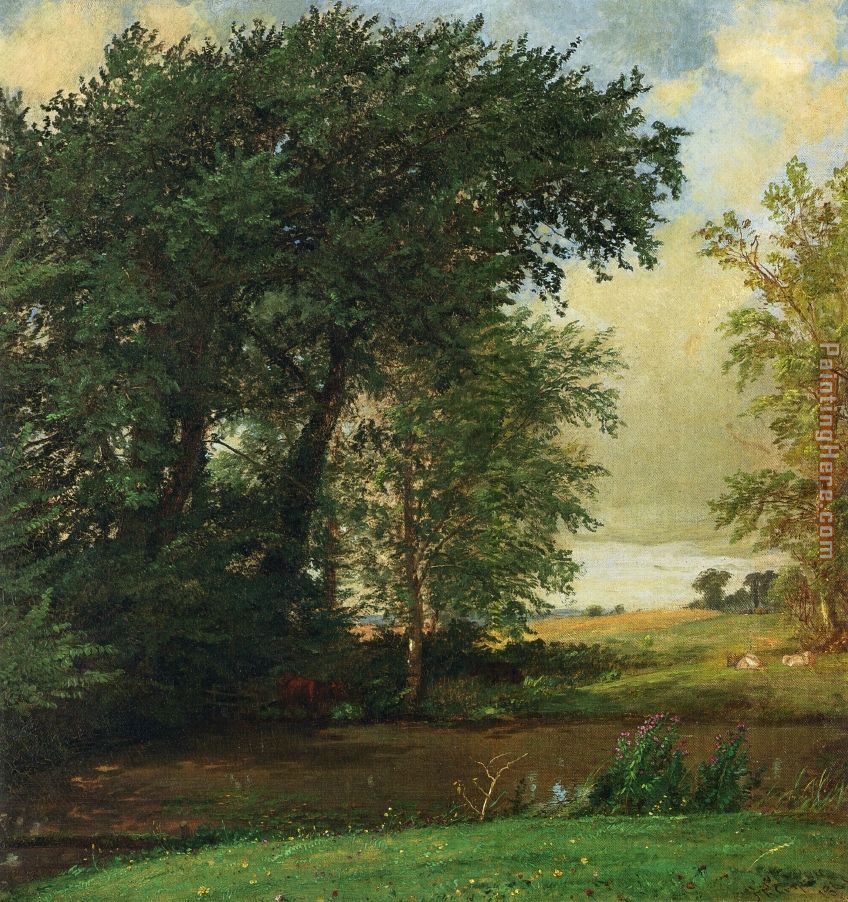 Jasper Francis Cropsey Banks of the River